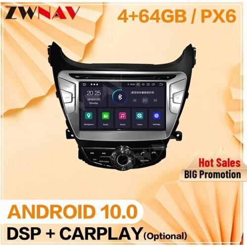 Carplay Android Screen 2011 2012 2013 For Hyundai ELANTRA Avante I35 Multimedia Player GPS Unit Radio Recorder Auto Audio stereo