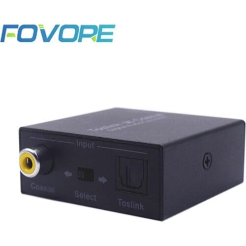 Digital 2-way Audio Converter SPDIF Toslink to Coaxial Audio or Coaxial Audio to SPDIF Toslink Swtich Digital Audio Bi-direction