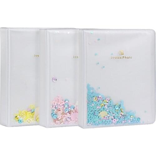 64 Pockets 3 Inch Photo Album For Fujifilm Fuji Instax LiPlay Mini 11 8 8+ 9 25 26 50s 70 90 Film Name Card Holder