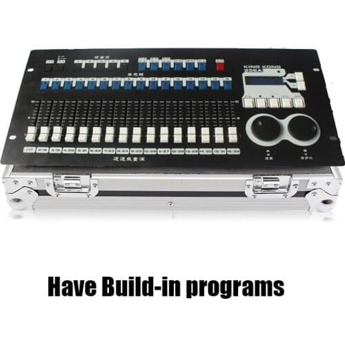 Kingkong 256A Controller With Bulid-in Shapy Professional DMX 512 Console Good Use For DJ disco party led moving head