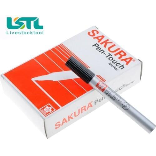 Farm Animals Ear Tag Marker Pen For Cattle Pigs Sheep ear tag number Permanent non-deformation marker pen to oily pend55