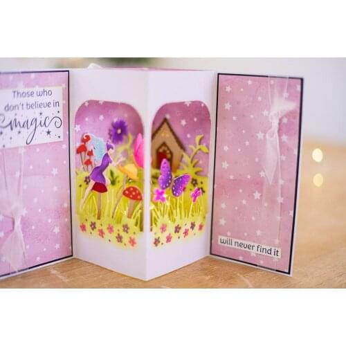 Visitors from afar Metal cutting dies cross stitch scrapbooking diesstencil Holiday card christmas new cutting dies for 2021