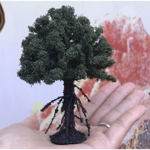 Shun Sheng Model Sand Table Wire Tree Train Scene Realistic Trunks and Leaves