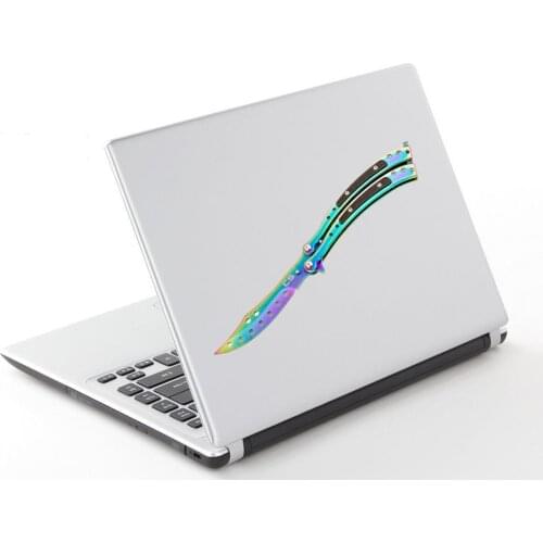 DIY Cover Scratch Car Stickers for Asiimov Butterfly Knife Truck Decal Bumper Window Vinyl Material ,13CM*8CM