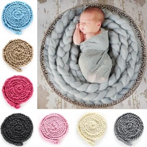 Solid Color Blanket Baby Photography Twist Weaving Blankets Backdrops Textured Rug Mat Newborn Baby Blanket Photography Props