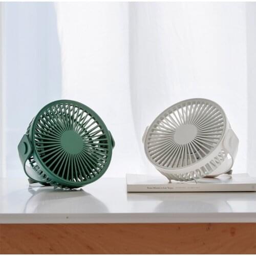 USB Rechargeable 4000mAh Hanging Fan 4 Speed Ceiling Fan for Camping Tent Home