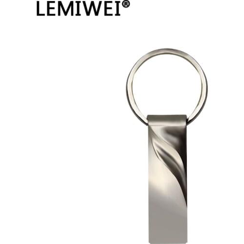 Mini Portable Keychain Flash Disk 64GB 32GB 16GB 8GB USB 2.0 Pen Drive Metal Silver Flash Drive Memory Stick For Computer