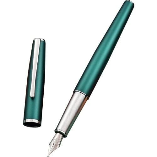 Hongdian 920 Green Metal Fountain Pen Venus Color Series Extra Fine / Fine Nib 0.4/0.5mm Elegant Excellent Business Office Pen