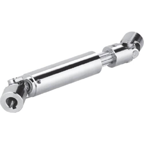 GA telescopic universal joint coupling cross needle roller bearing high precision single and double keyway pin cardan joint