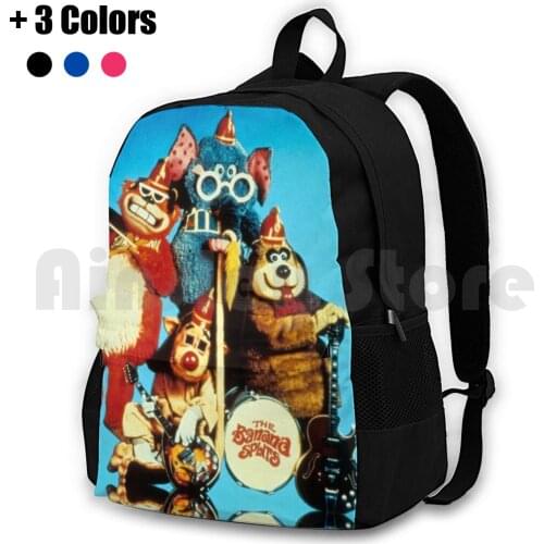 The Banana Splits Outdoor Hiking Backpack Waterproof Camping Travel Banana Splits Retro The Banana Splits Vintage Cartoon Funny