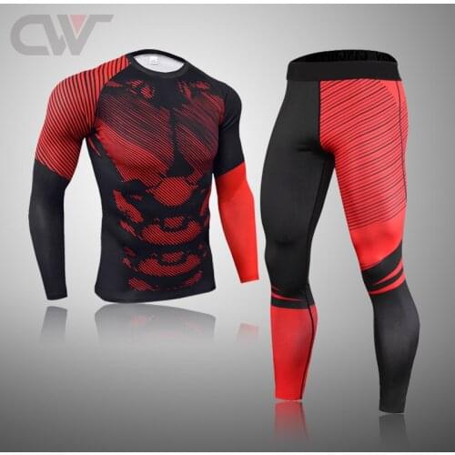 High Quality Men Ski Underwear Set Quick Dry Stretch Long Johns Thick Sports Joggers Running Gym Skiing Thermal Underwear Set