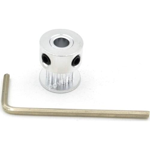 Arc GT 16 teeth 2GT Timing Pulley, Bore 4/5/6mm for GT2 Open Synchronous belt, width 6mm/10mm small backlash 16Teeth 16T