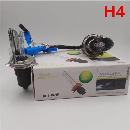 Car Flashing 1set H4 HID lamp 55W xeno headlight bulbs H4 3000K 4300K 6000K 8000K Auto 100% Replace headlamp light car styling