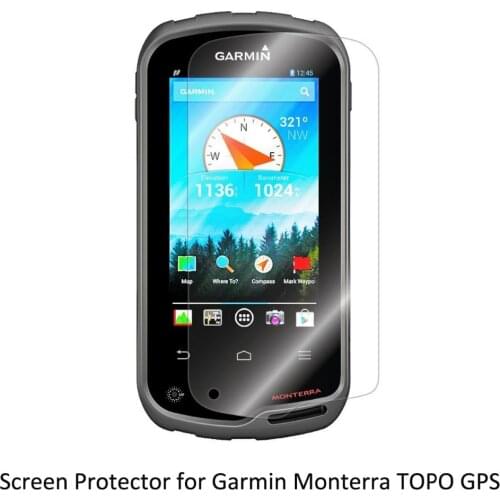 3* Clear LCD PET Film Anti-Scratch Screen Protector Cover for Handheld GPS Navigator Garmin Monterra TOPO