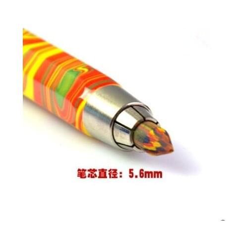 5340 Magic Rainbow Activity Pencil Automatic Pencil 5.6mm Gold Metal Engineering Pen