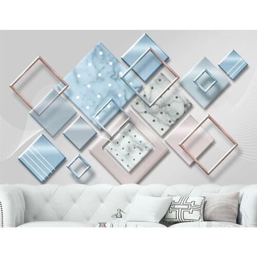 Custom Photo Wallpapers Modern Line Ball Abstract Art Wall Murals Geometric 3D Wall Papers Home Decor for Living Room Covering