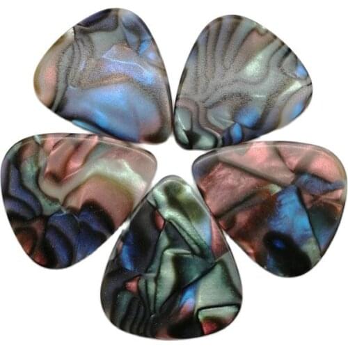 Best Quality Pearl Shell Guitar Picks Blank Celluloid Guitar Plectrum Variety Gaugue 0.46MM/0.71MM/0.96MM 200pcs/lot