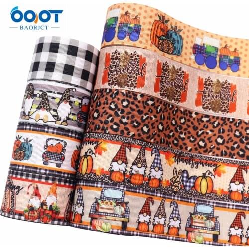 Halloween Cartoon Series Grosgrain Ribbons,1-1/2"(38mm),10Yards M-21723-1158 Bow Cap Accessories Party Gift Wrap DIY Handmade