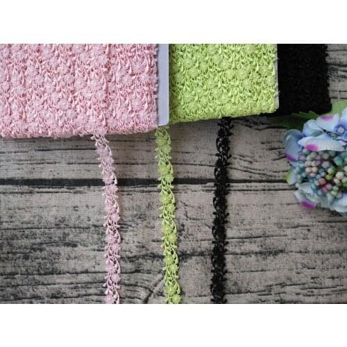 3Yards Black Lace Trim Water Soluble Patch Applique Trimming Luxury Embroidery Edge Ribbon for Wedding Dolls Dresses