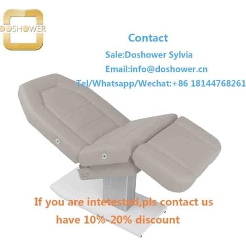 Eyelash beauty bed with facial silicone gel pillow for massage bed