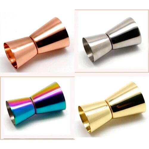 15ml-30ml Cocktail Bar Jigger Stainless Steel Japanese Design Jigger Double Spirit Measuring Cup Bar Accessories Home Bar