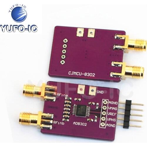 Free Ship 2pcs 8302 Ad8302 Broadband Logarithmic Amplifier Broadband Linear Multiplier Phase Detector Module