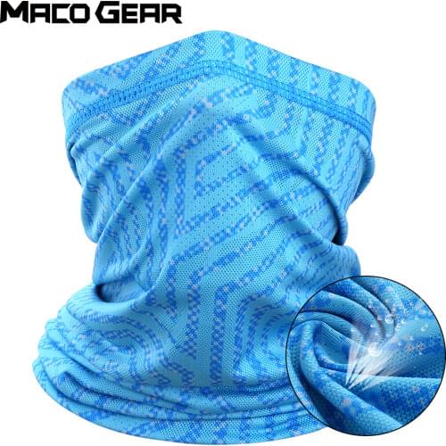 Men Mesh Face Bandana Scarf Half Tube Mask Neck Gaiter Cover Bicycle Hiking Hunting Cycling Running Women Sun Print Masks Summer
