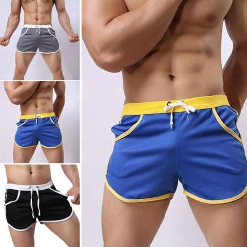 Men Gym Sports Shorts Training Running Sport Workout Casual Jogging Fitness Shorts Quick Dry Mens Short Bottoms Trousers