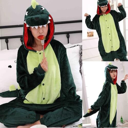 Pajamas Suit Women And Mens Winter Keep Warm Cartoon Animal Pajamas Long Sleeve Nightwear Leisure Wear Sleep Tops пижама c50