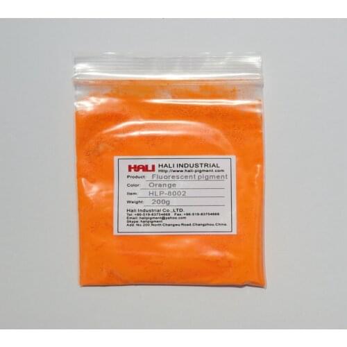 Sell fluorescent pigments, orange fluorescent powder, neon pigment,neon powders, 1lot=200gram HLP-8002 orange, free shipping