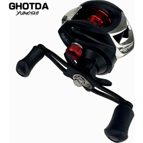 Fishing Wheel Baitcasting Reel 8KG Max Drag Metal Spool 18+1BB Fishing Coil Fishing Reel