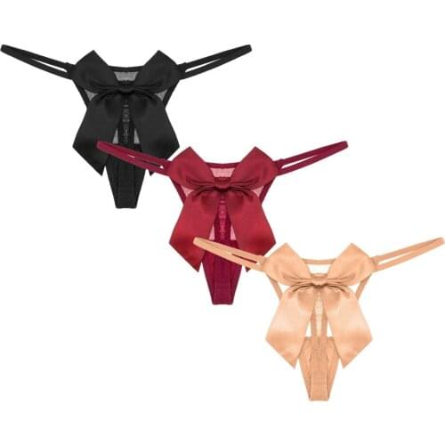 Varsmiss 3PCS/Set Sexy Lace Panties Women Transparent Low-Waist Underpant Thong Female G-String Underwear Lingerie