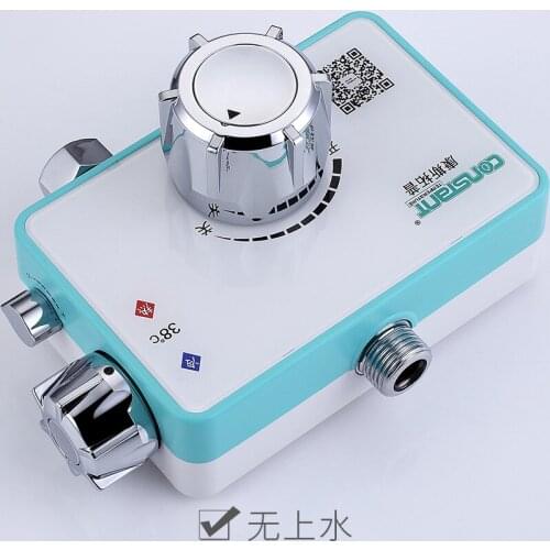 Solar special thermostatic valve surface mounted electric water heater mixing valve cooling and heating regulator shower
