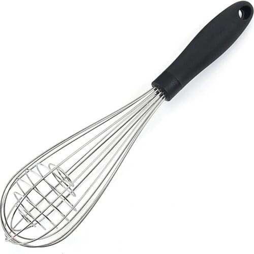 Stainless Steel Egg Whisk Multifunctional Wire Whisk Manual Egg Beater Milk Foamer Food Stirrer Cooking Tool Kitchen Accessories