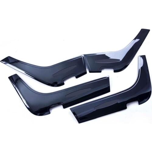 Wotefusi 4pcs Anti Kick Plate Cover Black Trim Protector for NISSAN Patrol 2012-2019 [QPA651]