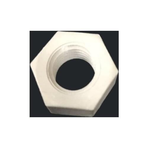 10pcs M3 M4 M5 M6 M8 hex nuts PPS plastic hexagon nut female screws high temperature resistance white color