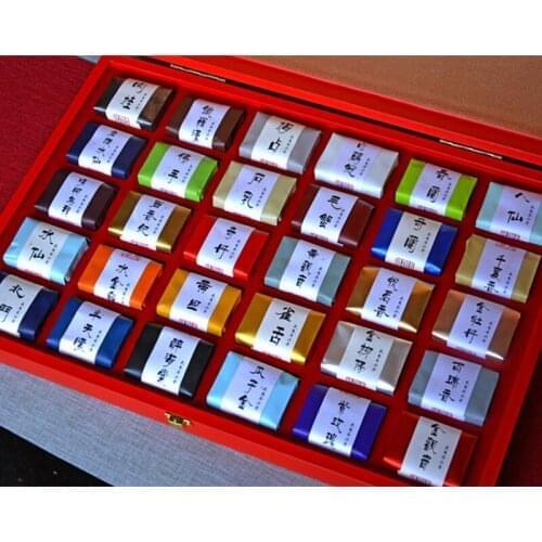 30 Classics WuYi Rock Tea Giftbox Traditional Handmade, Famous Fir Record, Unique Aroma, 250g Tea Bag Organic Health Food