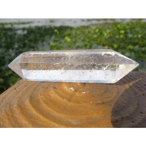 Natural clear quartz crystal point Promotions- free shipping