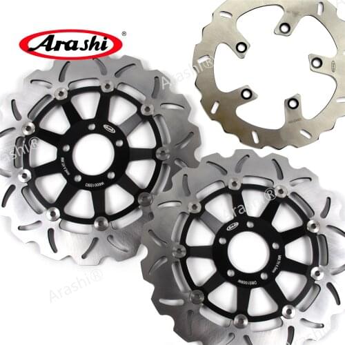 ARASHI Fit KAWASAKI ZRX1100 NINJA Front Rear Brake Rotors Brake Disc Set ZRX-1100 1999 2000 / ZRX1200R ZRX1200S ZRX-R ZRX-S