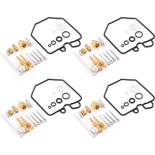 Artudatech 4 Set Carburador Carb Rebuild Repair Kit For Honda GL 1100 GL1100 1980-1983 1981 1982 Motorcycle Accessories Parts