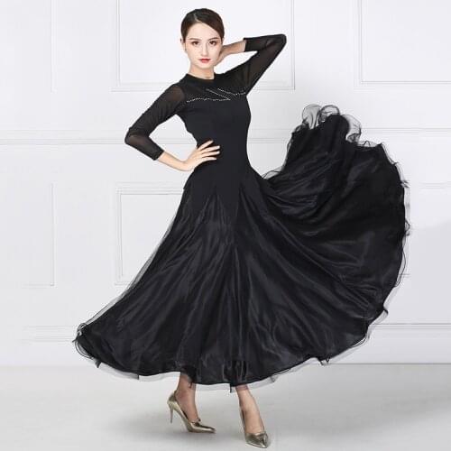 Black New Ballroom Competition Dress High quality Modern Dresses Standard Women Waltz Dresses Ballroom Dancing Dress