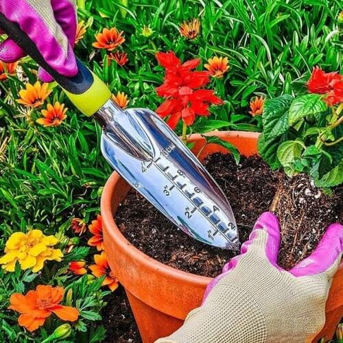 2Pcs Garden Hand Weeder Weed Removal Tool with Ergonomic Handle Garden Weeding Tools for Lawn Farmland Transplant