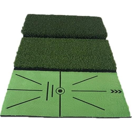 Tri-Turf Golf Hitting Mat Collapsible Turf Mats Home Backyard Driving Range