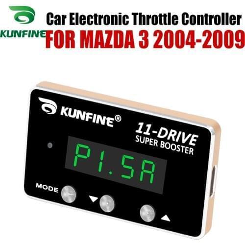 KUNFINE Car Electronic Throttle Controller Racing Accelerator Potent Booster For MAZDA 3 2004-2009 Tuning Parts