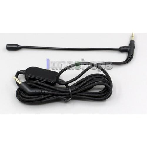 LN006332 Skype Headset Headphone with Volume control Cable For V-MODA BoomPro Gaming VoIP