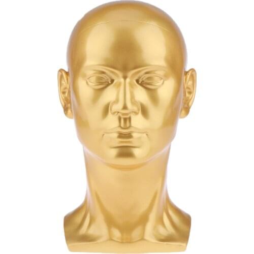 Male Mannequin Manikin Head Glasses Caps Wigs Jewelry Display Stand Model