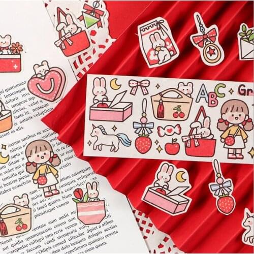 3pcs/lot Cute Stickers Girls Cartoon Stickers Scrapbooking Diy Decoration Bullet Journal Ablum Stationery Kids Gifts