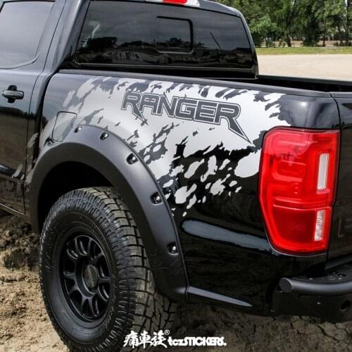 Car stickers FOR Ford Ranger pickup body exterior decoration personalized sports decal film