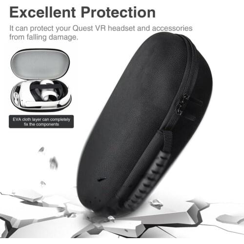 Portable Storage Box For Oculus Quest 2 Vr Glasses&Headset EVA Travel Carrying Case For Oculus Quest 2 Accessories Protector Bag