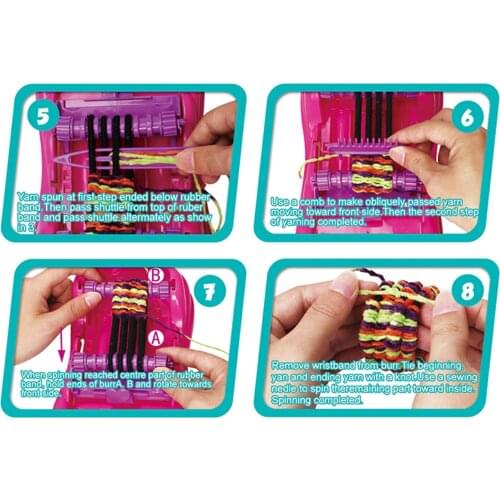 Hair Band Machine Wristband Headwear Hair Decoration Knitting Maker Tool